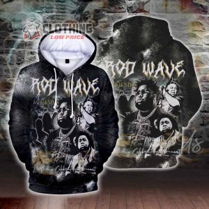 Rod Wave And Friends 3D Merch, Rod Wave Album 2023 3D Hoodie All Over Printed