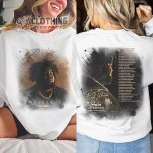 Rod Wave Nostalgia Tour 2023 Merch Retro Rod Wave Tour 2023 Concert Tickets Unisex Shirt Rod Wave Nostalgia Tour 2023 US T Shirt 1