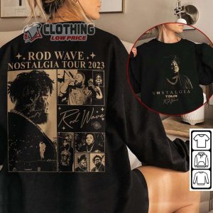 Rod Wave Nostalgia Tour 2023 Signature Merch Rod Wave Nostalgia Tour Shirt Rod Wave Tour 2023 Tickets Hoodie 3