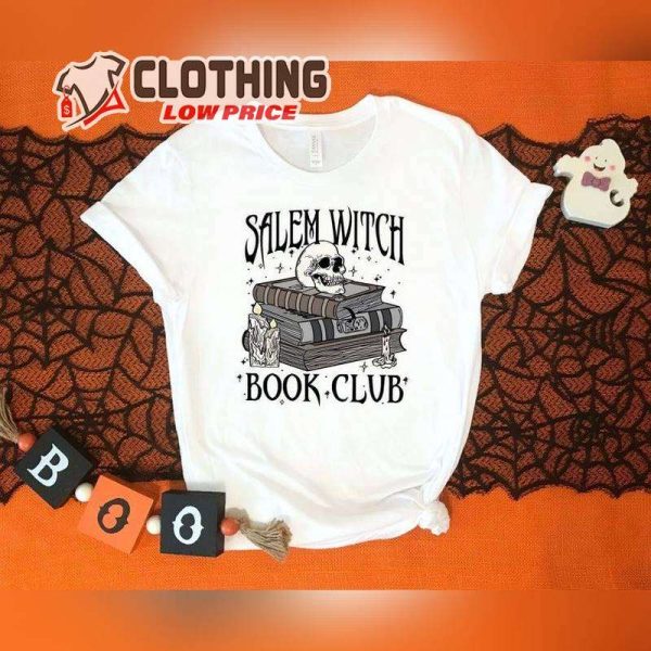 Salem Witch Book Club Shirt, Salem Massachusetts Shirt, Witch Halloween Tee