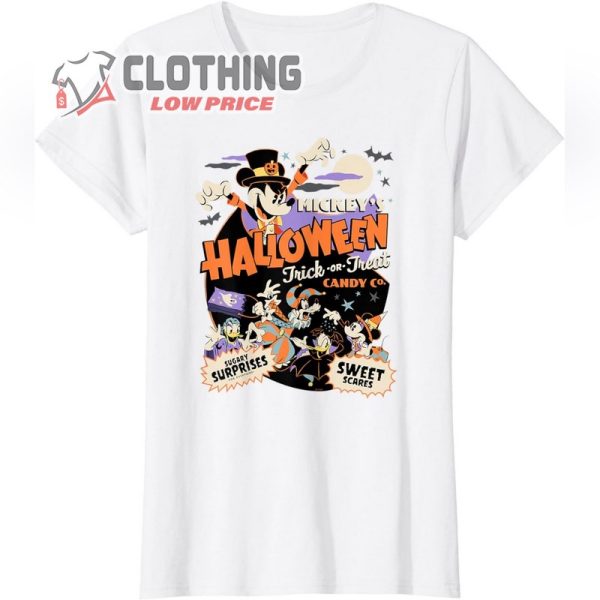 Scary Disney Mickey’s Halloween Trick or Treat Candy T-Shirt