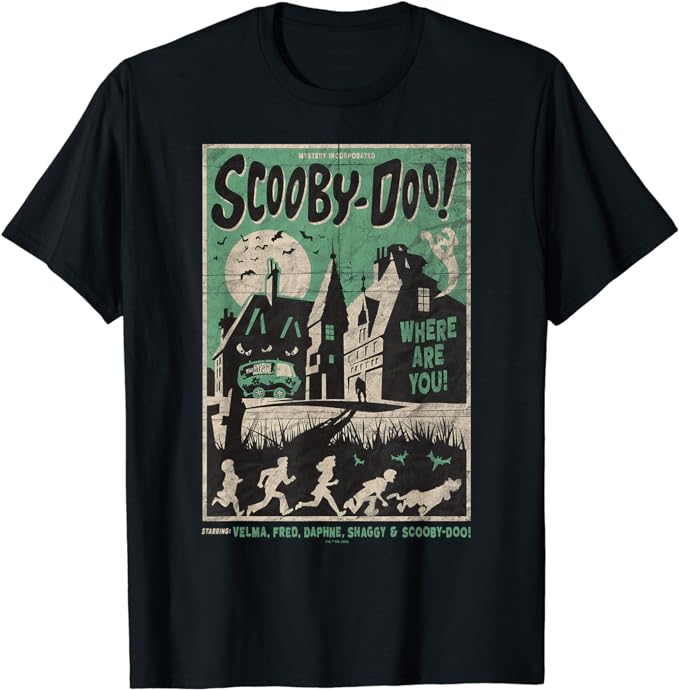 Scooby Doo Mystery House T Shirt amazon