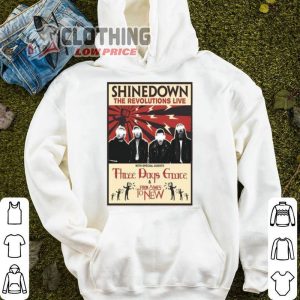 Shinedown Tour 2023 Setlist Hoodie Shinedown Three Days Grace And From Ashes To New Us Shirt Shinedown Most Popular Song Merch 1