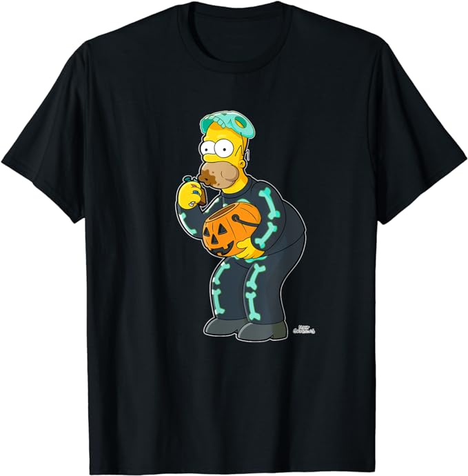 Simpsons Homer Candy Feast T Shirt amazon