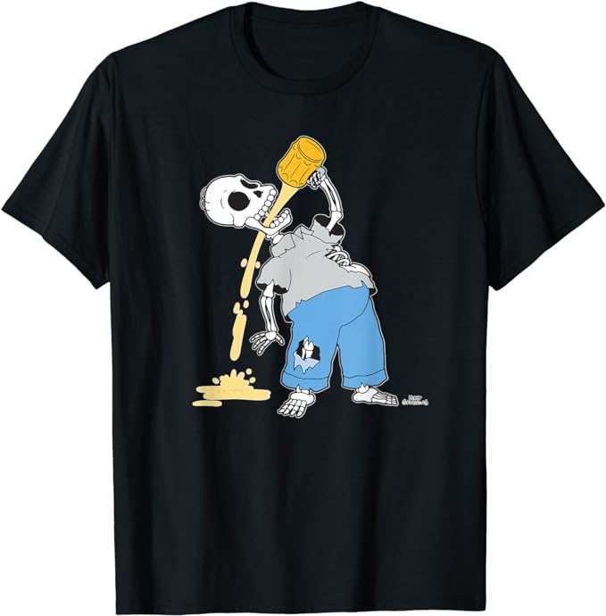 Simpsons Homer Skeleton Beer Halloween T Shirt amazon