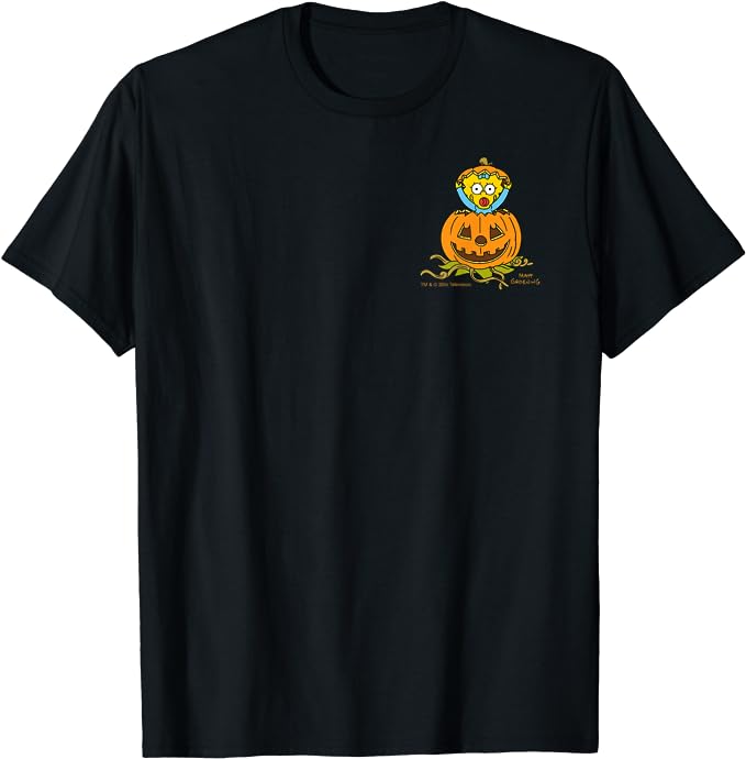 Simpsons Maggie Halloween Jack o Lantern Pumpkin T Shirt amazon