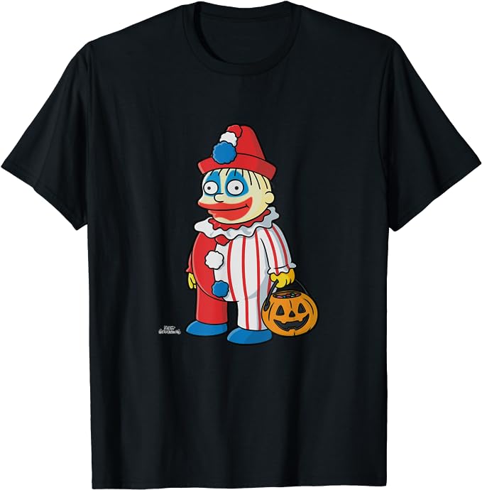 Simpsons Ralph Clown Treehouse of Horror Halloween T Shirt amazon