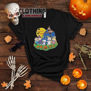 Snoopy And Peanuts Halloween Shirt, Peanuts Halloween 2023 Snoopy In Skeleton Costume Sweateshirt, 2023 Peanuts Snoopy’s Moonlit Mischief Merch