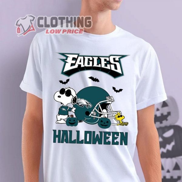 Snoopy Halloween American Eagle Shirt, Philadelphia Eagles Football Snoopy Halloween Trending Shirt, Official Peanuts Fall Snoopy Halloween 2023 Merch