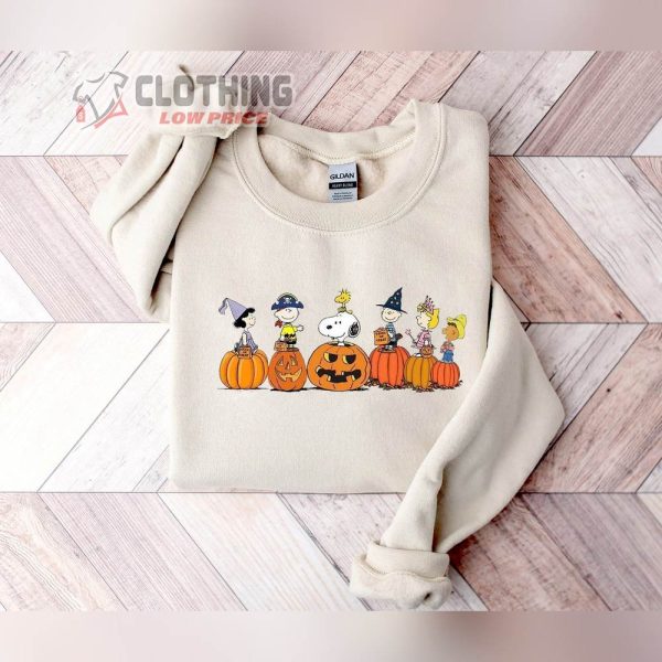 Snoopy Peanuts In Th Pumpkin Halloween Shirt, Halloween Peanuts Cosplay Witch Pirate King Merch, Peanuts Halloween Long Sleeve