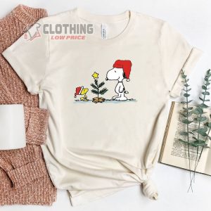 Snoopy Woodstock Christmas Plant A Christmas Tree Shirt Peanuts Snoopy Christmas T Shirt 1