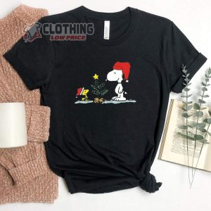 Snoopy Woodstock Christmas Plant A Christmas Tree Shirt Peanuts Snoopy Christmas T Shirt 2