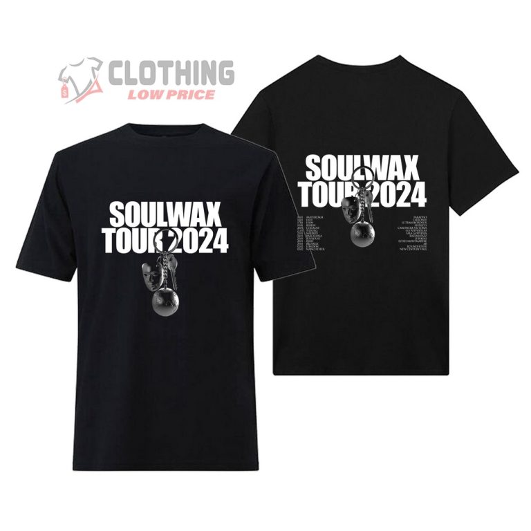 Soulwax Last Tour 2024 Merch, Soulwax Tour 2024 Tickets TShirt