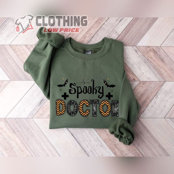 Spooky Doctor Sweatshirt, Scary Batman Spooky Halloween Shirt