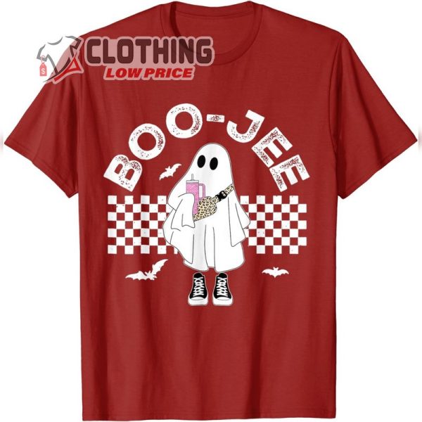 Spooky Season Cute Boujee Ghost Halloween Costume Boo-Jee T-Shirt