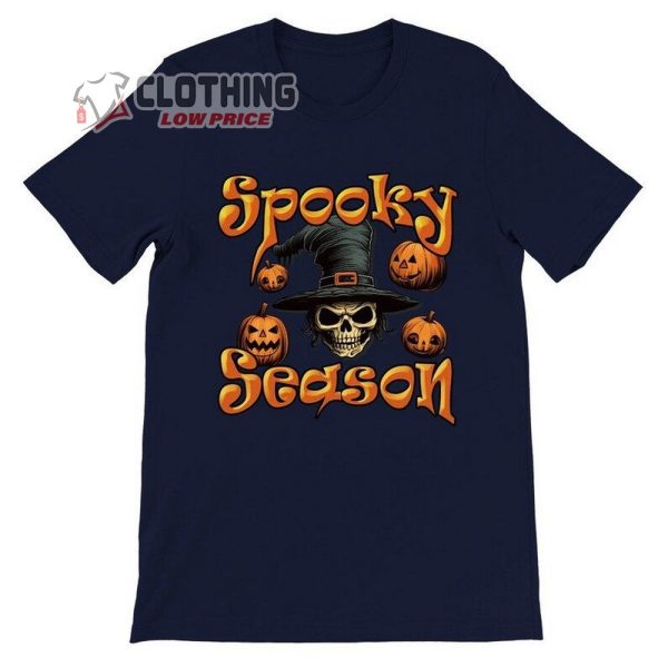 Spooky Season Halloween T-Shirt, Halloween Skullcap Shirt, Halloween Pumpkin Tee. Halloween Shirt, Spooky Halloween, Halloween Pumpkin Tee Gift