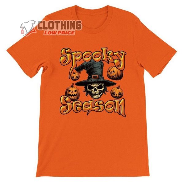 Spooky Season Halloween T-Shirt, Halloween Skullcap Shirt, Halloween Pumpkin Tee. Halloween Shirt, Spooky Halloween, Halloween Pumpkin Tee Gift