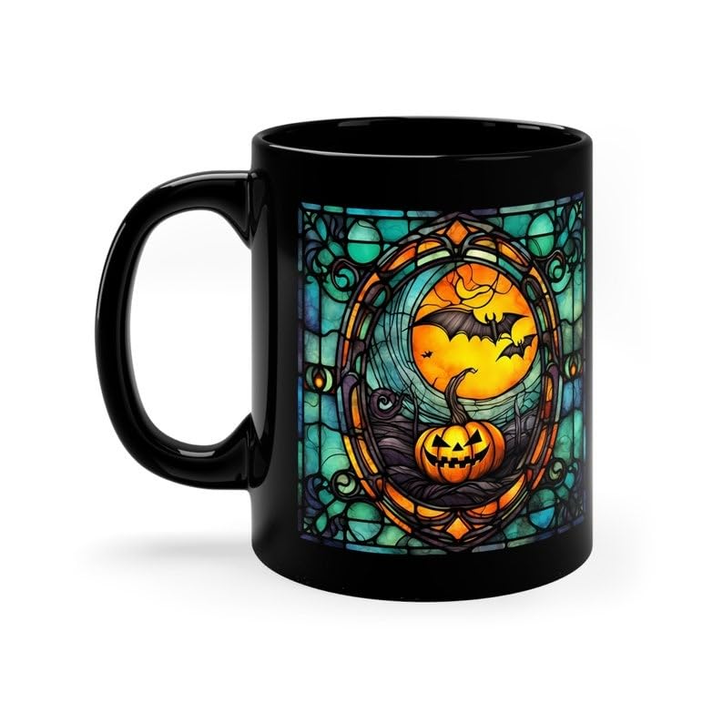Stained glass Halloween coffee mug amazon
