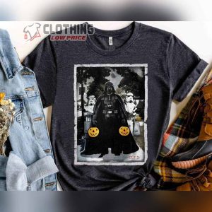 Star Wars Darth Vader Trick Or Treat With Stormtroopers Unisex T Shirt Disney Trip Tee Disneyland Halloween Shirt Disney Fall Tee1