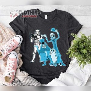 Star Wars Stormtrooper And Hitchhiking Ghost Halloween Shirt Disney Star Wars Halloween Shirt Hitchhiking Ghosts Shirt Foolish Mortal Shirt2