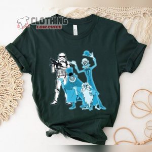 Star Wars Stormtrooper And Hitchhiking Ghost Halloween Shirt Disney Star Wars Halloween Shirt Hitchhiking Ghosts Shirt Foolish Mortal Shirt3