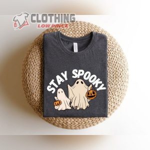 Stay Spooky Cute Ghost Pumpkin Spooky Halloween Sweatshirt