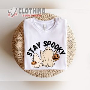 Stay Spooky Cute Ghost Pumpkin Spooky Halloween Sweatshirt3