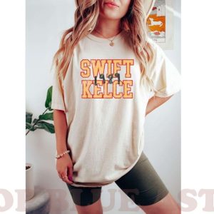 Swift And Kelce 1989 Unisex Sweatshirt, Travis Kelce Football T-Shirt, Kelce Swift Shirt, American Football Tee, Football Fan Tee