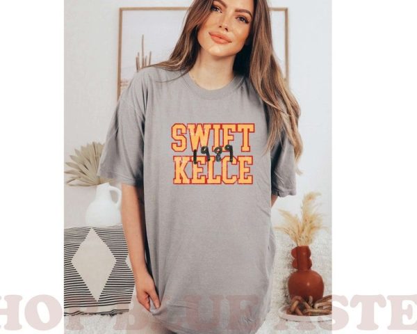 Swift And Kelce 1989 Unisex Sweatshirt, Travis Kelce Football T-Shirt, Kelce Swift Shirt, American Football Tee, Football Fan Tee