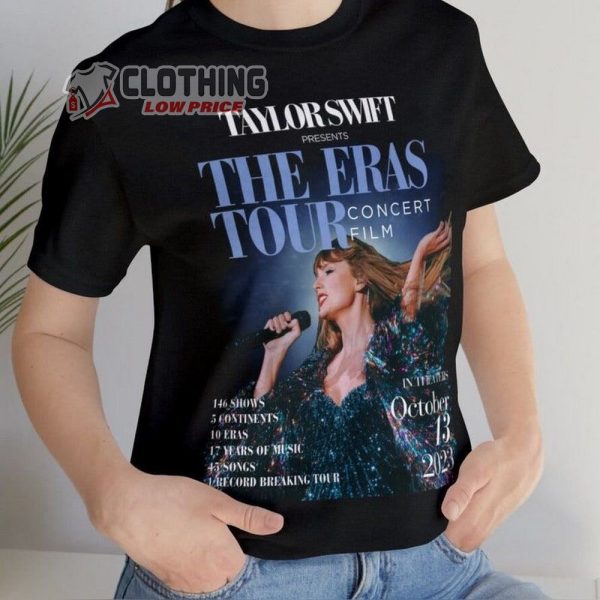 Taylor Eras Tour Movie Shirt, Taylor Swift Tee Shirt, Eras Tour Merch 2023, Taylor Lovers, Gift For Taylor Fans