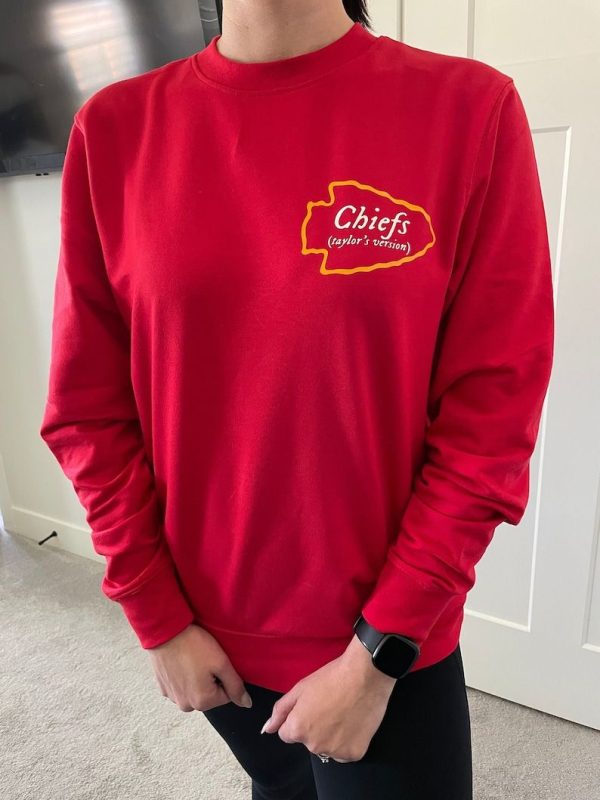 Taylor Swift Travis Kelce Shirt, Kansas City Chiefs Tv Sweatshirt, Taylor’s Version Merch