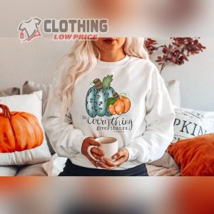 Thanksgiving 2023 Shirt In Everything Give Thanks Thankful Shirt Christian Thanksgiving Tees Thanksgiving Gift Ideas Merch Thoughtful Thanksgiving Gift 1