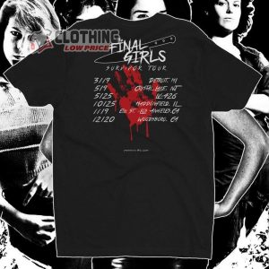 The Final Girls Survivor Tour Shirt, The Final Girls Tour Setlist Los Angeles Merch