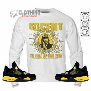 The Final Lap 2023 Tour 50 Cent Long Sleeve Shirt, 50 Cent Concert Tour Merch, Get Rich or Die Tryin Album T-Shirt