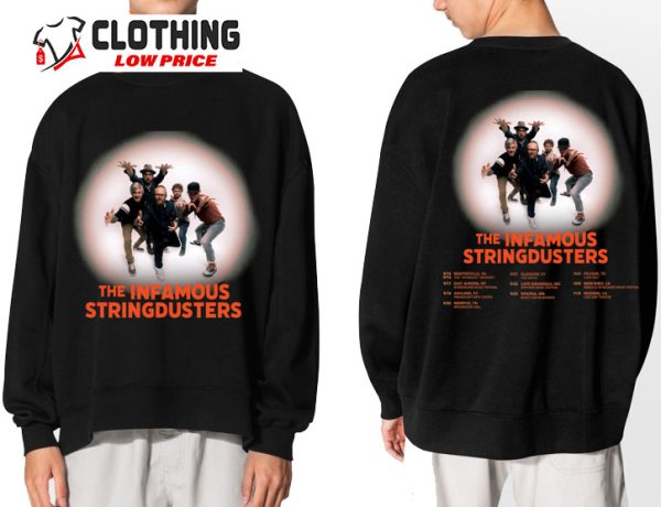 The Infamous Stringdusters Fall Tour Dates 2023 Merch, The Infamous Stringdusters Tour Shirt, The Infamous Stringdusters With Cris Jacobs T-Shirt