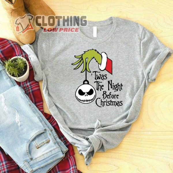 The Night Before Christmas Shirt Christmas Shirt Funny Christmas Nightmare Before Christmas shirt Christmas Night Shirt 1