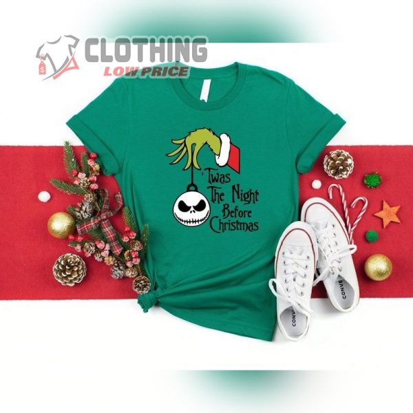 The Night Before Christmas Shirt, Christmas Shirt, Funny Christmas, Nightmare Before Christmas shirt, Christmas Night Shirt
