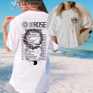 The Rose 2023 Merch The Rose Band Shirt The Rose Tour Dates 2023 Tee The Rose 2023 Dawn To Dusk Us And Canada Tour T Shirt 2