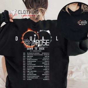 The Rose Band World Tour 2023 Tickets US Merch, The Rose Band Canada Tour 2023 Shirt, The Rose 2023 ‘Dawn To Dusk’ Us And Canada Tour T-Shirt