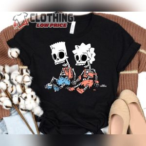 The Simpsons Bart And Lisa Skeletons Treehouse Of Horror The Simpsons Family Simpson Birthday Disneyland Family Outfits1