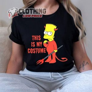 The Simpsons Bart Devil Suit Treehouse Of Horrors Halloween T Shirt The Simpsons Shirt This Is My Costume Bart Simpson Shirt1