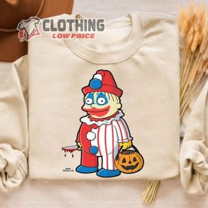 The Simpsons Ralph Clown Treehouse Of Horror Halloween T Shirt Simpsons Disneyland Family Trip Shirt2