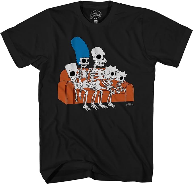 The Simpsons Skeletons T Shirt for Adults amazon