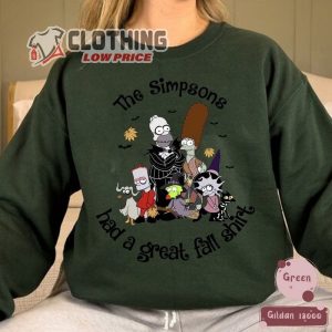 The Simpsons Skeletons Treehouse Of Horror Png The Simpsons Family Halloween Shirt Had A Great Fall Vintage Pumpkin Season 1