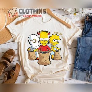 The Simpsons Trick Or Treat Treehouse Of Horror Halloween T Shirt The Simpsons Disneyland Family Matching Outfits