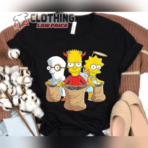 The Simpsons Trick Or Treat Treehouse Of Horror Halloween T Shirt The Simpsons Disneyland Family Matching Outfits2