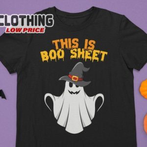 This Is Boo Sheet Shirt Spooky Boo Halloween Ghost T shirt Spooky Season Vibes Boo Crew Shirt3