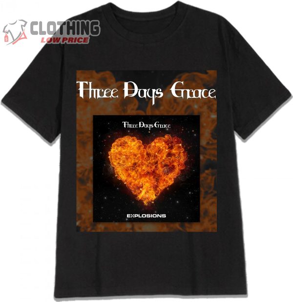 Three Days Grace Setlist T- Shirt, Chevelle Tour 2023 Setlist Shirt, Three Days Grace Greatest Hits Merch