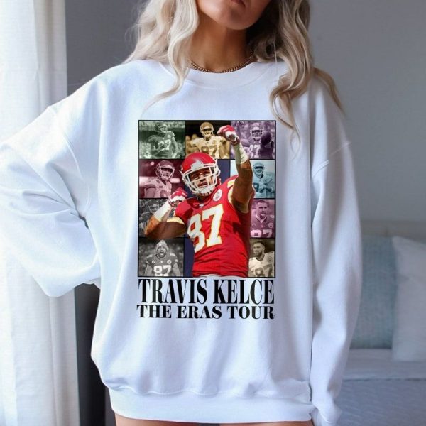 Travis Kelce Football Merch, Travis Kelce The Eras Tour Shirt, Kansas City Sport Unisex Shirt Sweatshirt