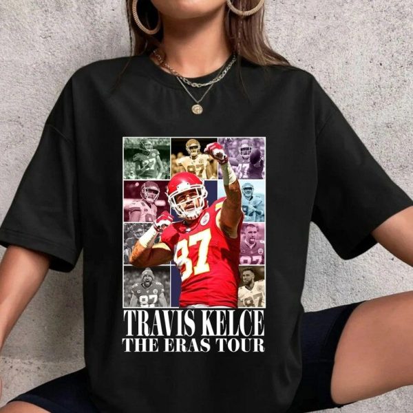 Travis Kelce Football Merch, Travis Kelce The Eras Tour Shirt, Kansas City Sport Unisex Shirt Sweatshirt